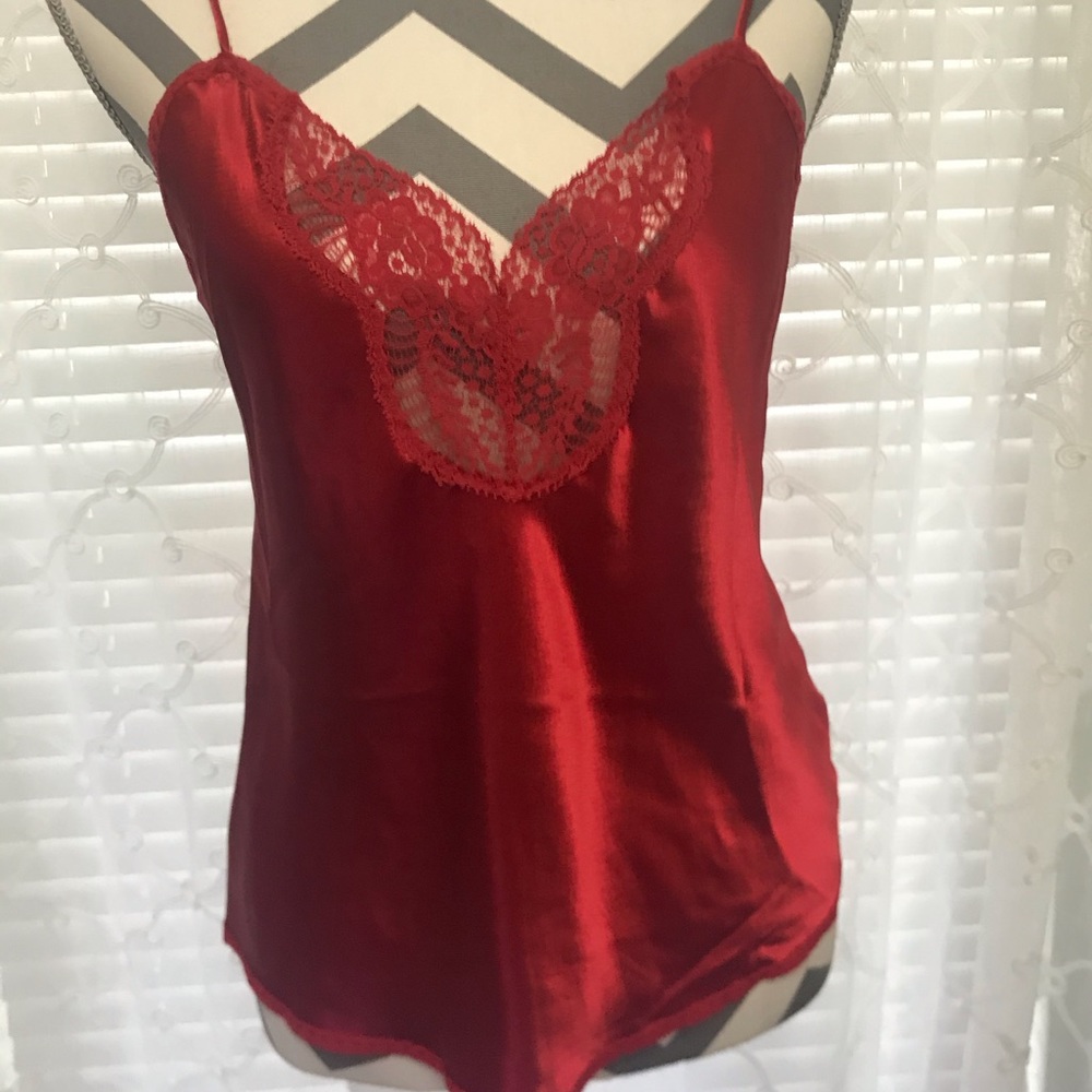 Red tank top